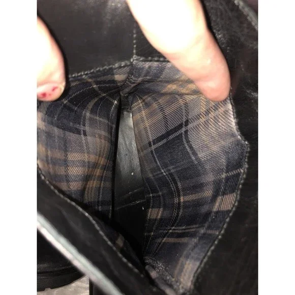 Aquatalia Womens Moto Ankle Boots Size 9.5 Black - Picture 10 of 10